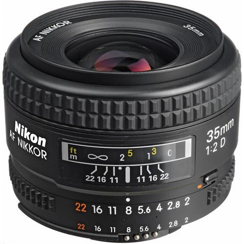 Nikon AF NIKKOR 35mm f 2D Lens