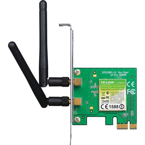 TP-Link TL-WN881ND Wireless-N300 PCI Express Adapter, TP-Link, TL-WN881ND, Wireless-N300, PCI, Express, Adapter