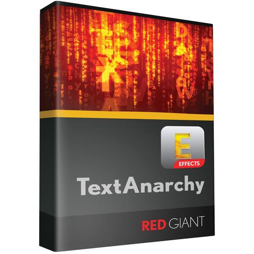 Red Giant Text Anarchy - Academic