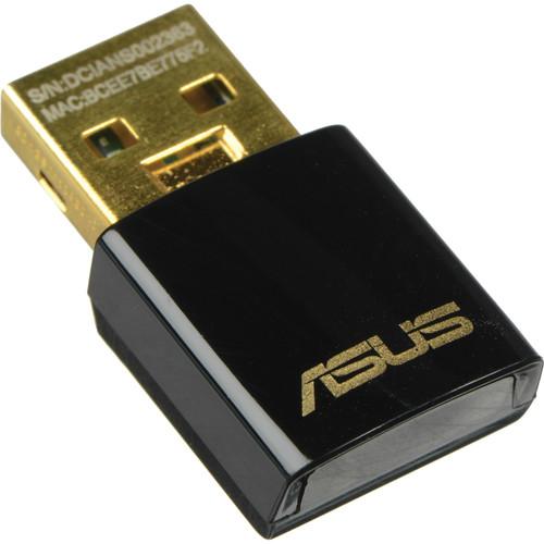 ASUS USB-AC51 Dual Band Wireless AC600 Wi-Fi Adapter, ASUS, USB-AC51, Dual, Band, Wireless, AC600, Wi-Fi, Adapter