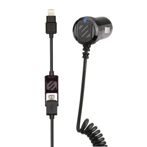 Scosche strikeDRIVE Smart 12W Car Charger for Lightning and micro-USB Devices