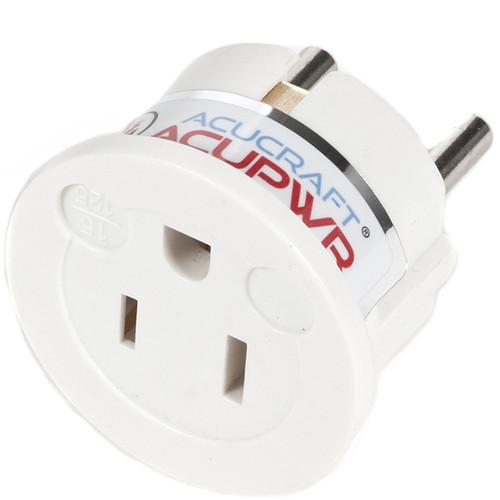 ACUPWR Type B to Type F Plug Adapter, ACUPWR, Type, B, to, Type, F, Plug, Adapter