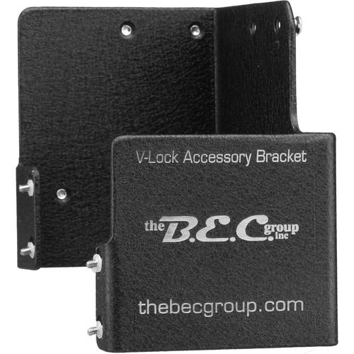 BEC VLAB-SY Accessory Bracket for Sony Cameras - with V-Lock Device for Lithium Ion Battery Systems, Allows Mounting of Wireless Receiver Box with Largest Sony Battery