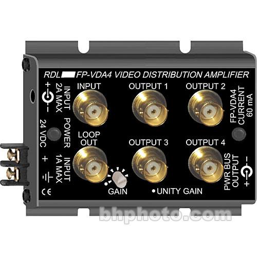 RDL FS-VDA4 1x4 Composite Video Distribution