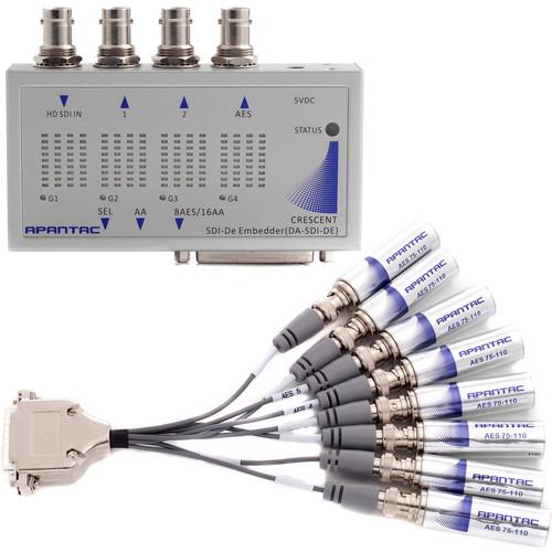 Apantac SDI Audio De-Embedder with Balanced