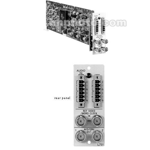 Sony BKPF-L751 Analog Audio to AES