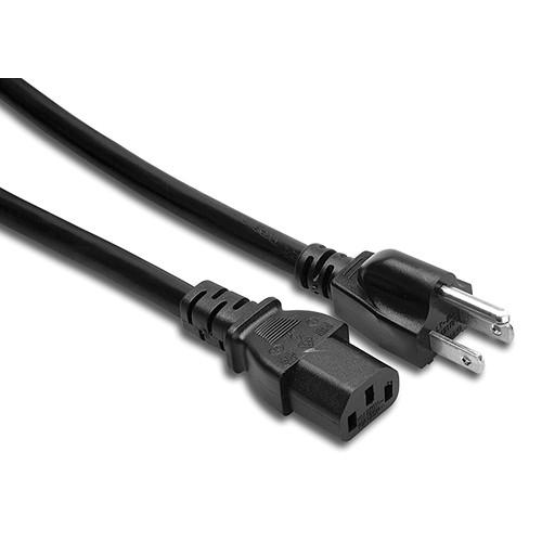 Hosa Technology Black 14 Gauge Electrical Extension Cable with IEC Female Connector - 3