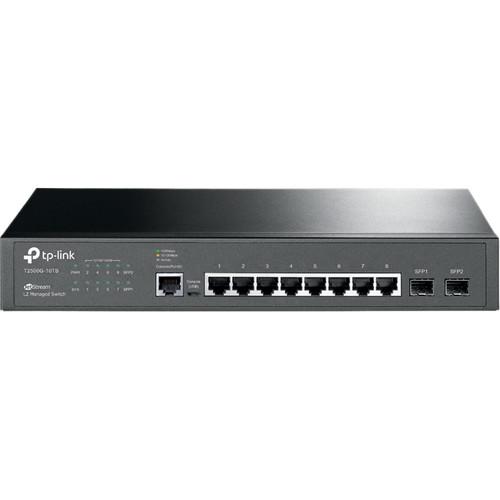TP-Link T2500G-10TS 8-Port Gigabit Ethernet Managed Switch with 2 SFP Slots, TP-Link, T2500G-10TS, 8-Port, Gigabit, Ethernet, Managed, Switch, with, 2, SFP, Slots