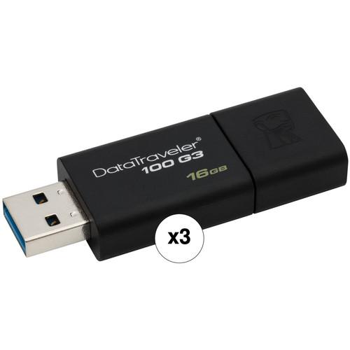 Kingston 16GB DataTraveler 100 G3 USB 3.0 Flash Drive