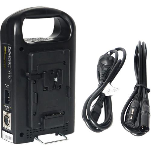 CAME-TV V-Mount 2-Channel Li-Ion Battery Charger & Power Supply for Select Cameras