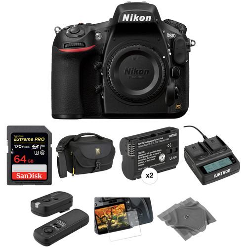 Nikon D810 DSLR Camera Body Deluxe Kit, Nikon, D810, DSLR, Camera, Body, Deluxe, Kit