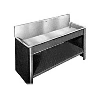 Arkay Black Vinyl-Clad Steel Sink Stand and Shelf - for 18x36x10" Premium & Standard Stainless Steel Sinks