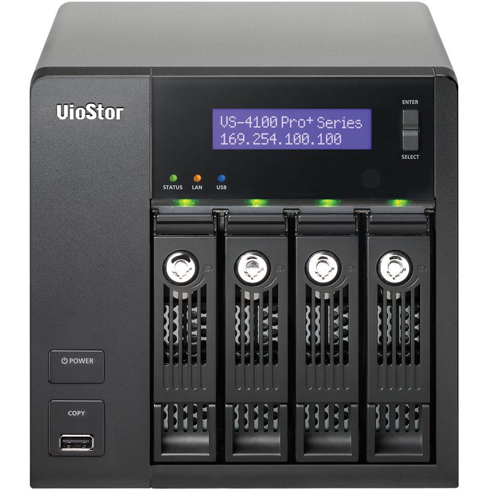 QNAP VS-4112-PRO -US VioStor 12-Channel 4-Bay Network Video Recorder