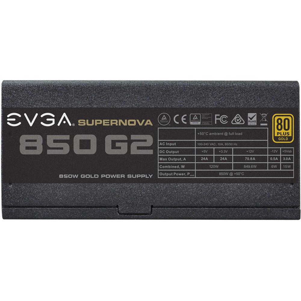 EVGA SuperNOVA 850G2 850W Power Supply, EVGA, SuperNOVA, 850G2, 850W, Power, Supply