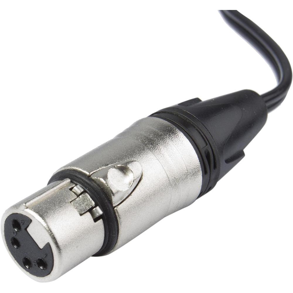 SWIT V-Mount to 4-Pin XLR Power Adapter Cable, SWIT, V-Mount, to, 4-Pin, XLR, Power, Adapter, Cable