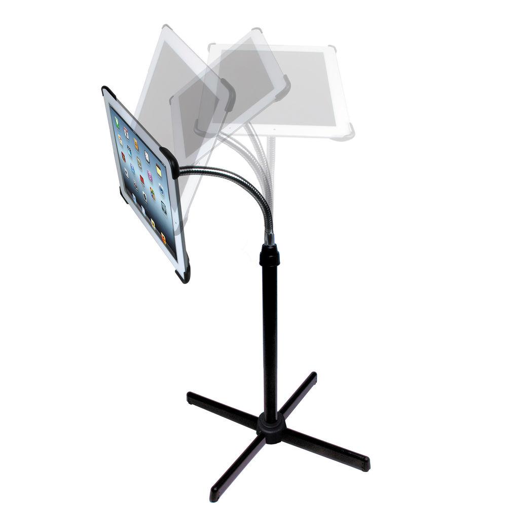 CTA Digital Height-Adjustable Gooseneck Floor Stand for 7-13