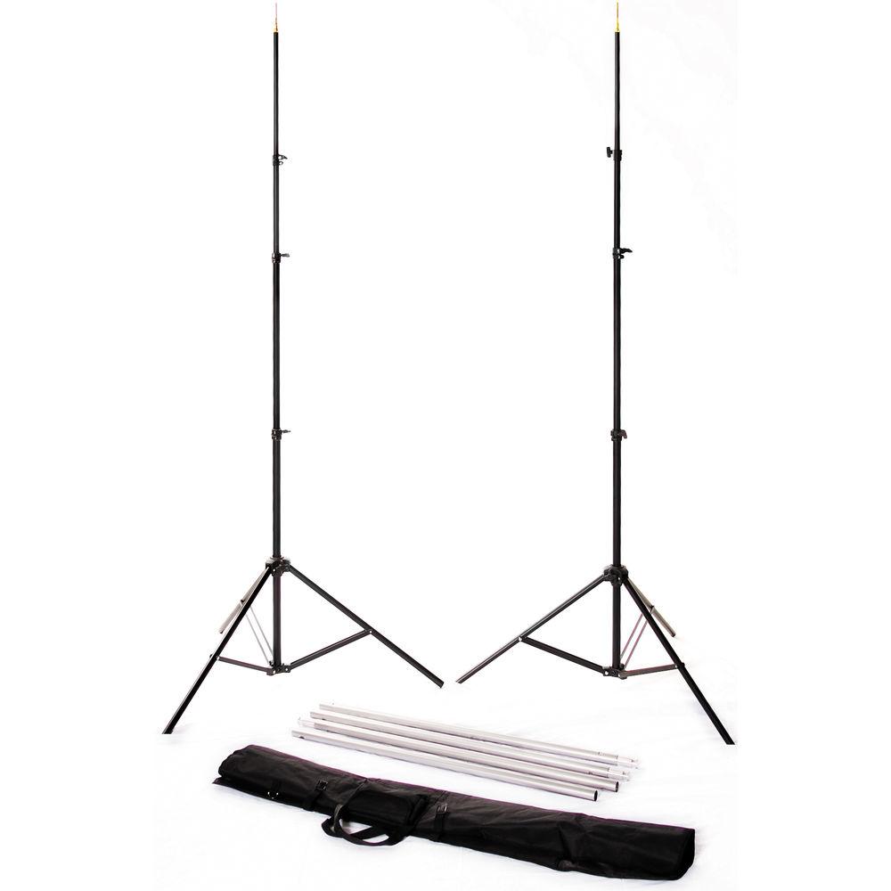 Backdrop Alley STDKT-12G Studio Stand with Chroma-Key Green Background Kit, Backdrop, Alley, STDKT-12G, Studio, Stand, with, Chroma-Key, Green, Background, Kit