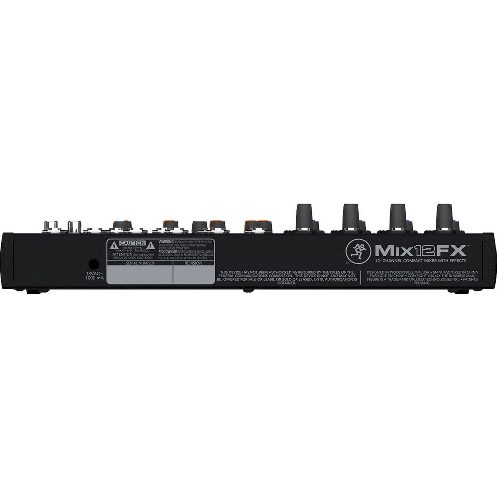 USER MANUAL Mackie Mix12FX - 12-Channel Compact Mixer | Search For ...