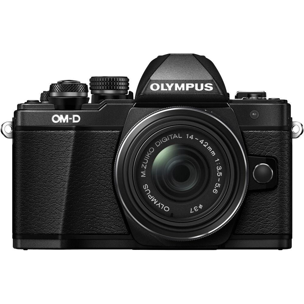 Olympus OM-D E-M10 Mark II Mirrorless Micro Four Thirds Digital Camera with 14-42mm II R Lens