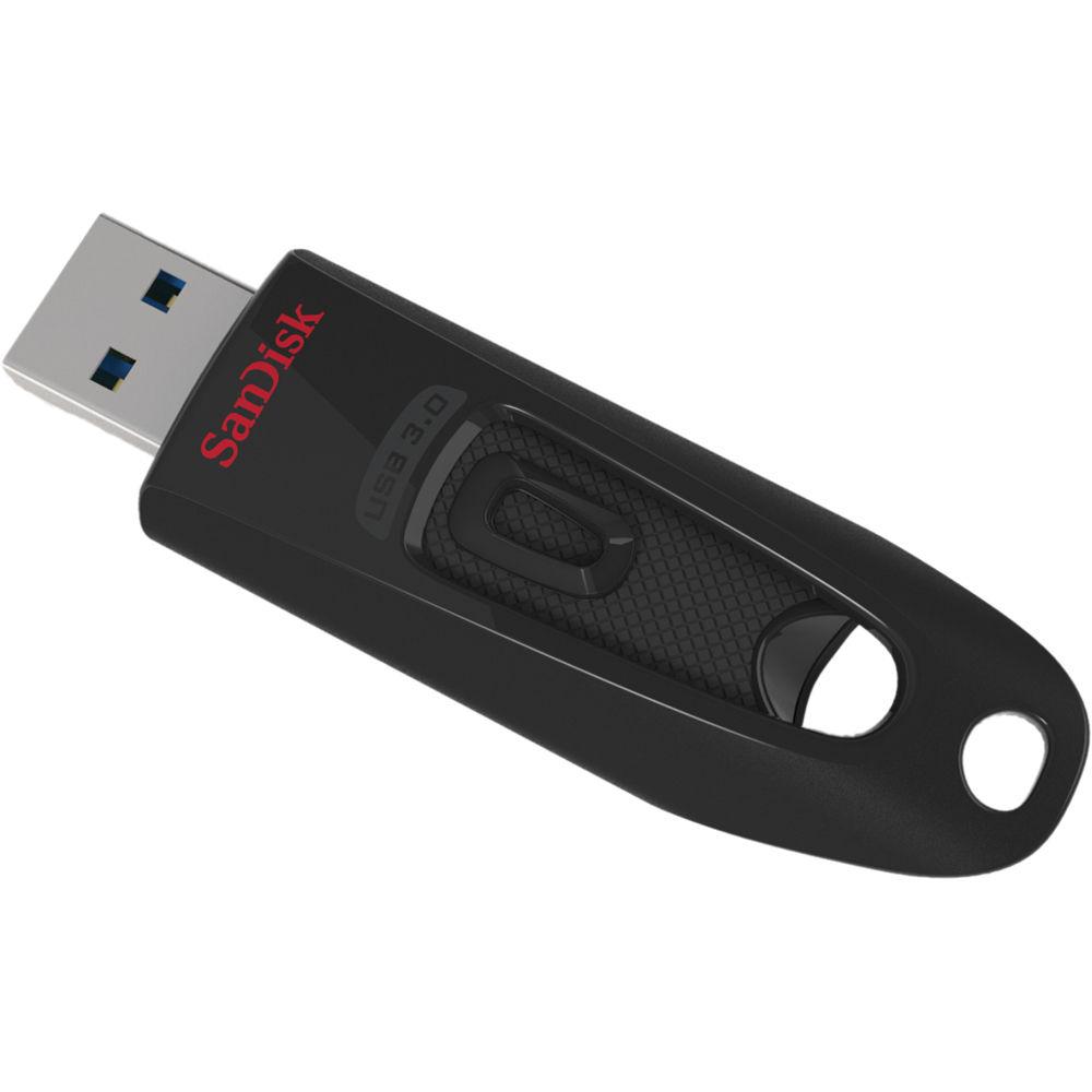 SanDisk 128GB Ultra USB 3.0 Flash Drive, SanDisk, 128GB, Ultra, USB, 3.0, Flash, Drive