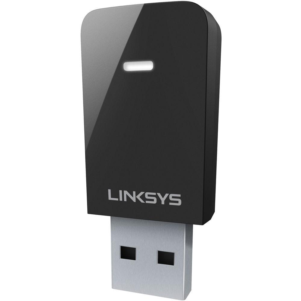 Linksys WUSB6100M Wireless-AC600 MU-MIMO USB Wi-Fi Adapter, Linksys, WUSB6100M, Wireless-AC600, MU-MIMO, USB, Wi-Fi, Adapter