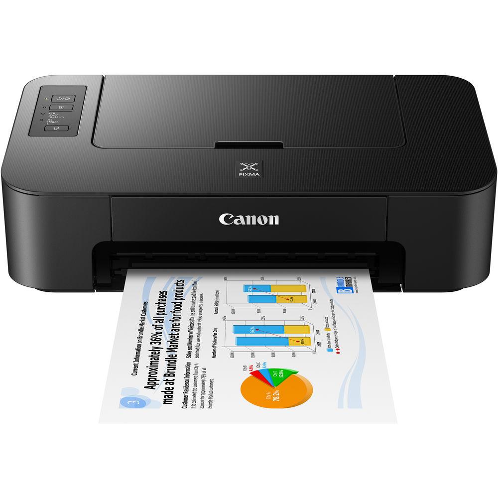 canon pixma ts207 single function inkjet printer (black)