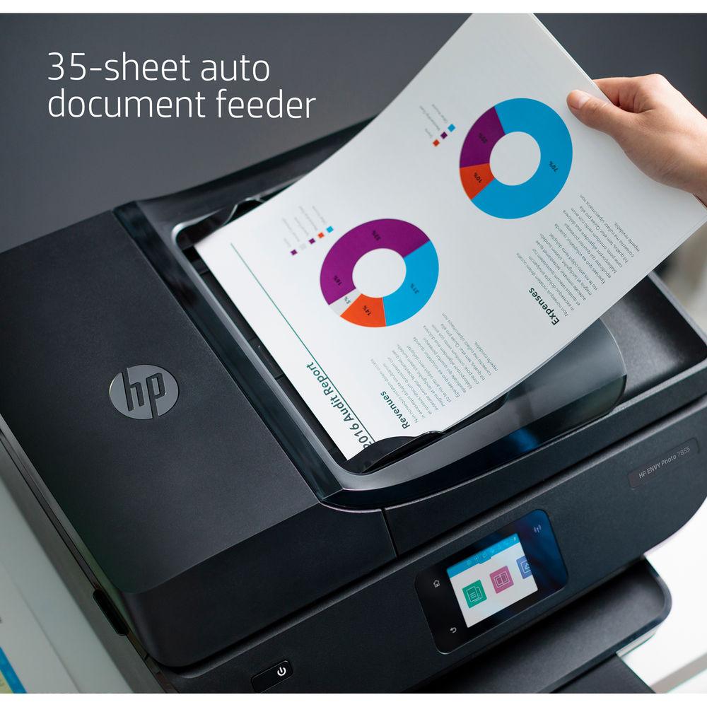 HP ENVY Photo 7855 All-in-One Inkjet Printer, HP, ENVY, Photo, 7855, All-in-One, Inkjet, Printer