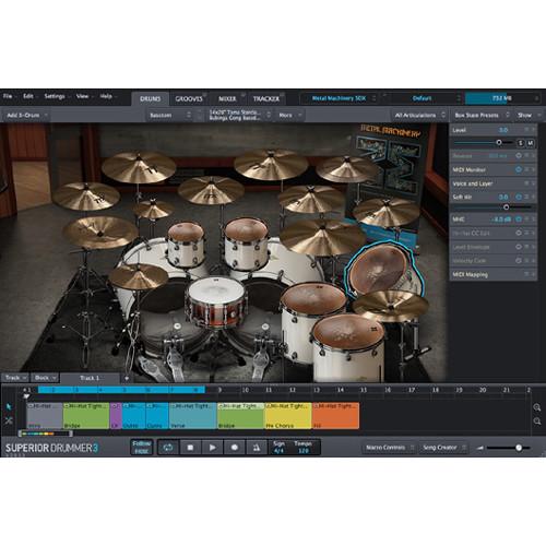 Toontrack Superior Drummer 3 - Virtual Instrument and Drum Production Plug-In