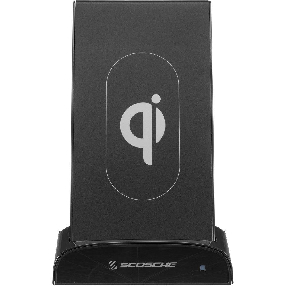 Scosche 2-In-1 Qi Wireless Charging Dock with Portable Powerbank