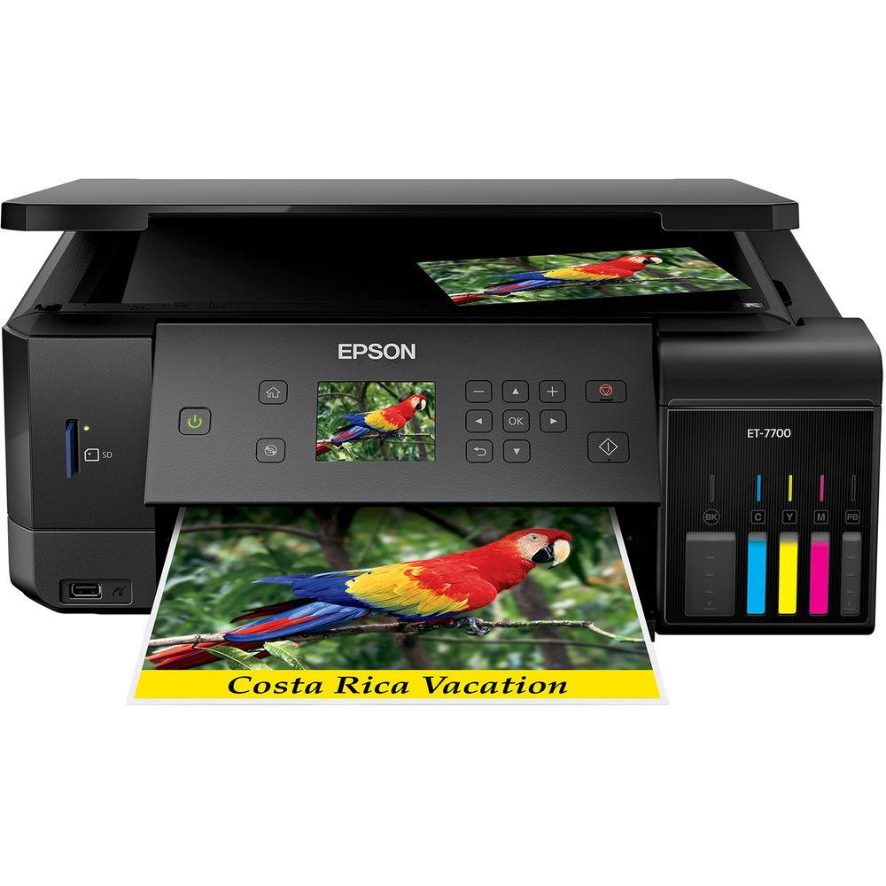Epson Expression Premium ET-7700 EcoTank All-In-One Inkjet Printer, Epson, Expression, Premium, ET-7700, EcoTank, All-In-One, Inkjet, Printer