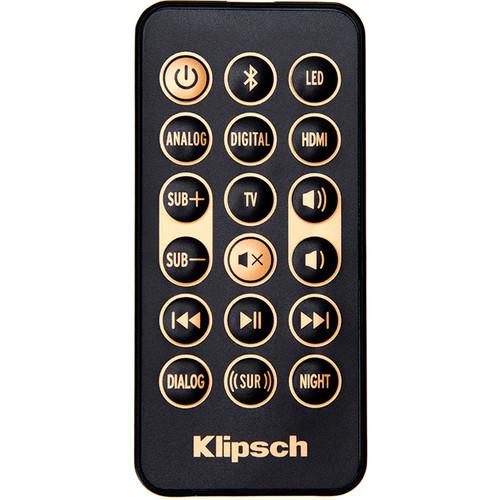 klipsch rsb-11 soundbar urc remote control