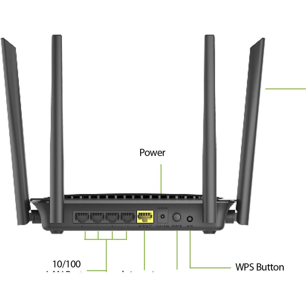 D-Link DIR-822-US AC1200 Wireless Dual-Band Fast Ethernet Router, D-Link, DIR-822-US, AC1200, Wireless, Dual-Band, Fast, Ethernet, Router