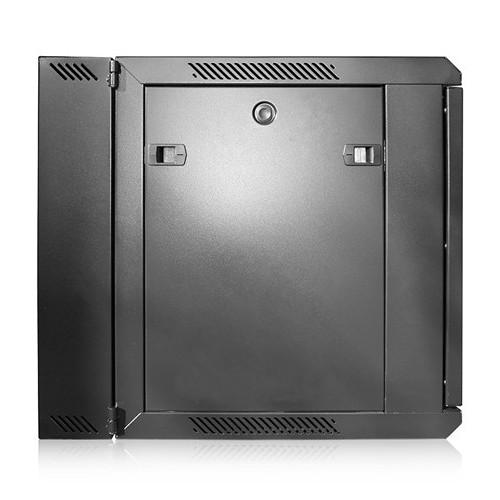 iStarUSA Claytek WMZ955-KBR1U Swing-Out Wallmount Server Cabinet with 1 RU Sliding Drawer