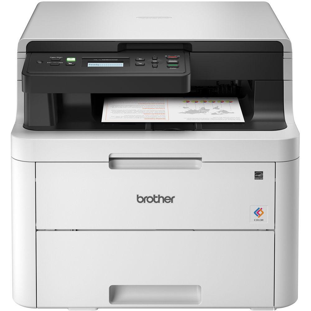 Brother HL-L3290CDW Compact LED Color All-in-One Printer, Brother, HL-L3290CDW, Compact, LED, Color, All-in-One, Printer