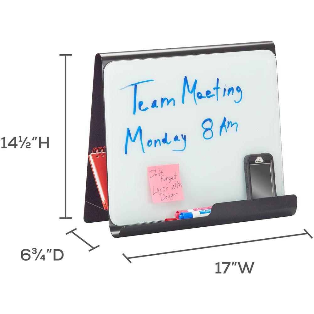 Safco Wave Desk Accessory Desktop Whiteboard Magnetic Document Stand