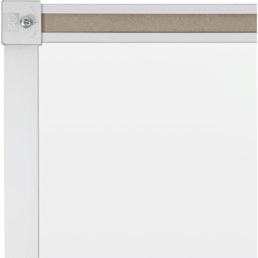 Best Rite TuF-Rite Whiteboard with ABC Aluminum Trim & Map Rail, Best, Rite, TuF-Rite, Whiteboard, with, ABC, Aluminum, Trim, &, Map, Rail