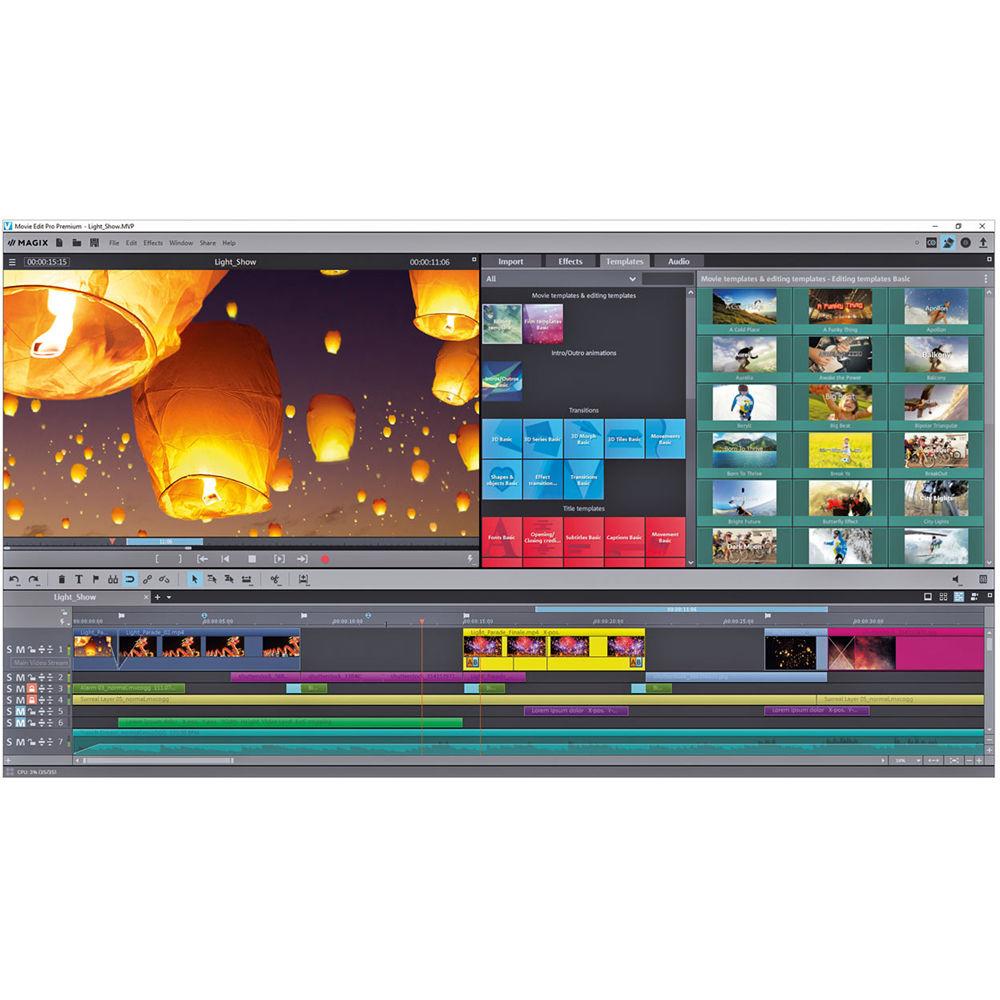 movie templates for magix free download