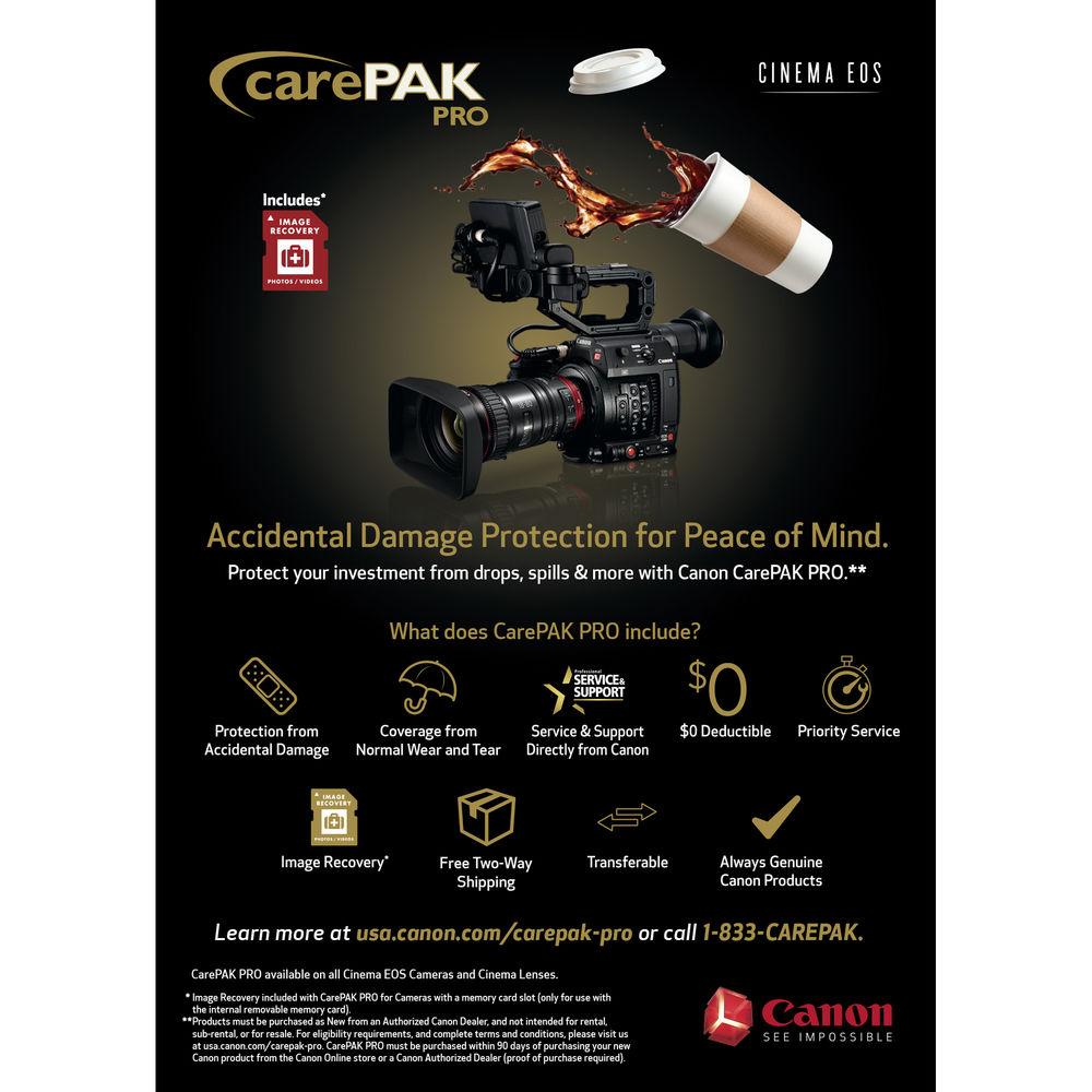 Canon CarePAK Pro for EOS Cinema Cameras, Canon, CarePAK, Pro, EOS, Cinema, Cameras