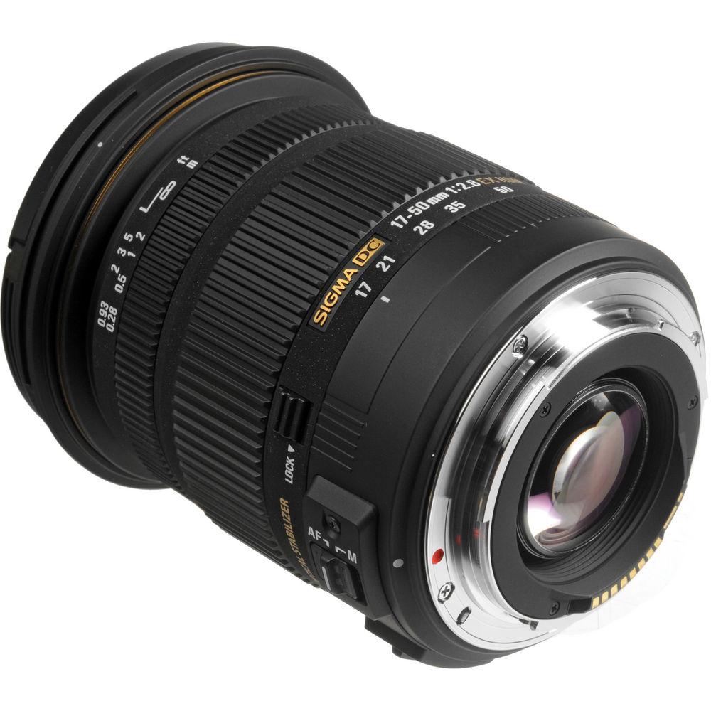 Sigma 17-50mm f 2.8 EX DC OS HSM Lens for Canon EF, Sigma, 17-50mm, f, 2.8, EX, DC, OS, HSM, Lens, Canon, EF