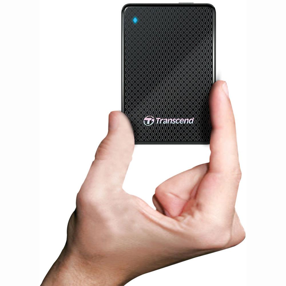 Transcend 1TB ESD400 USB 3.0 Portable Solid State Drive, Transcend, 1TB, ESD400, USB, 3.0, Portable, Solid, State, Drive