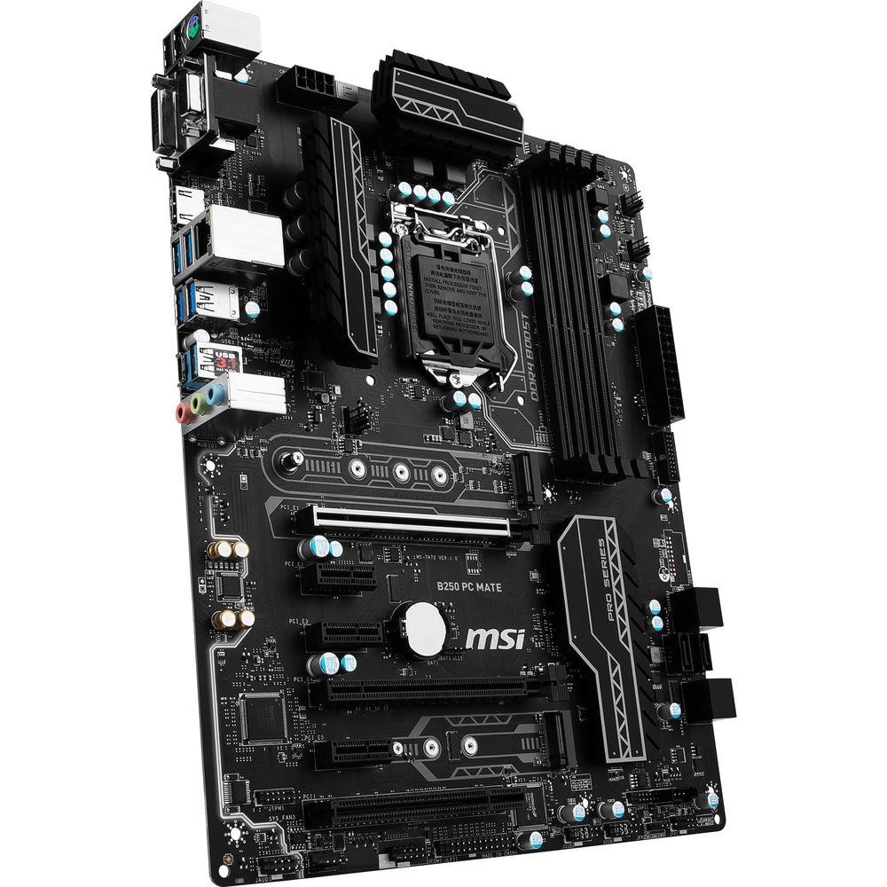 User Manual Msi B250 Pc Mate Lga1151 Atx Search For Manual Online