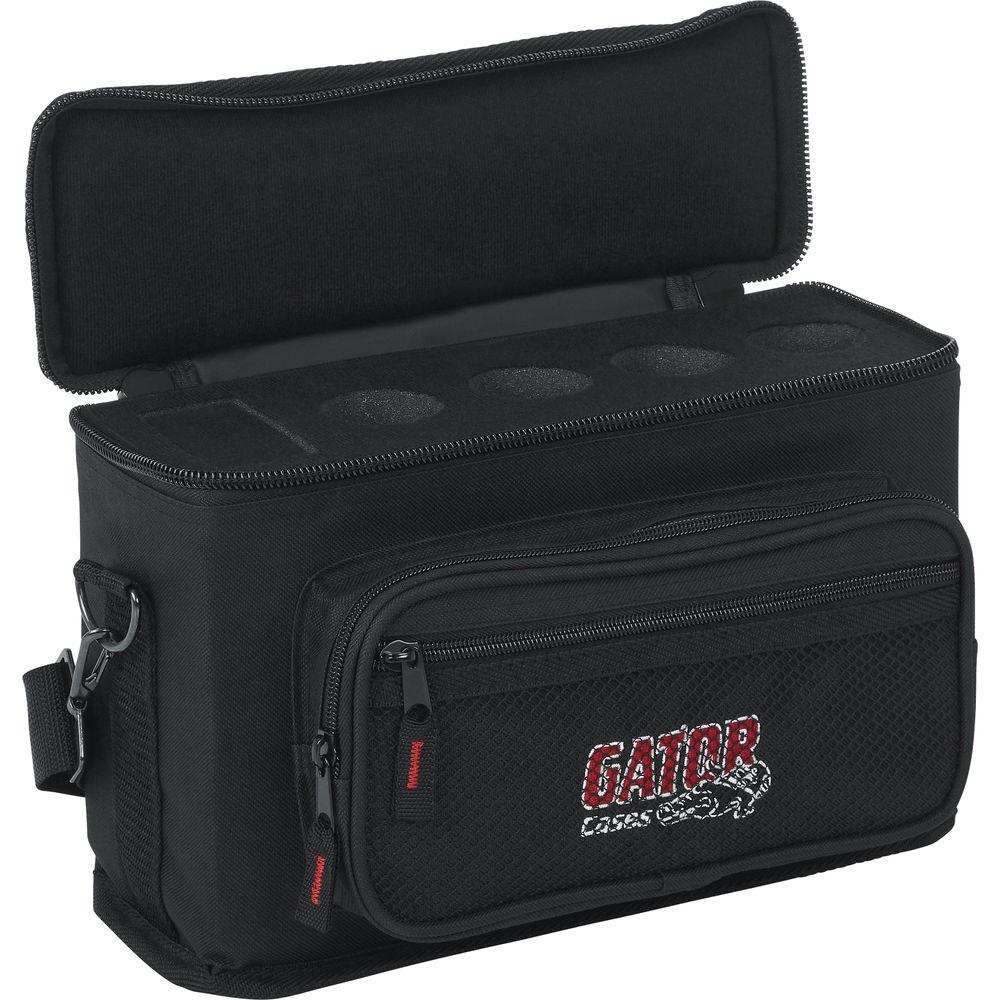 Gator Cases GM-4 4 Drop Mic Padded Bag, Gator, Cases, GM-4, 4, Drop, Mic, Padded, Bag