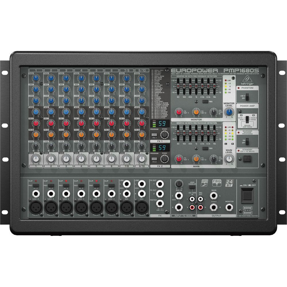 User Manual Behringer Pmp1680s 10 Channel Powered Mixer Search For Manual Online